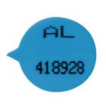 GoSecure Numbered Round Seal Blue (Pack of 500) S3B