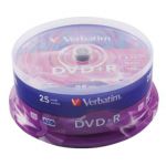 Verbatim DVD+R 16x 4.7GB Spindle (Pack of 25) 43500