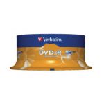 Verbatim Colour 4.7GB Slim Case DVD-R (Pack of 25) 43522
