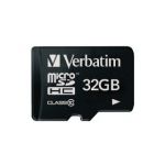 Verbatim Micro SDHC Class 10 32GB Memory Card 44013