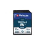 Verbatim Pro SDHC Memory Card Class 10 UHS-I U3 32GB 47021