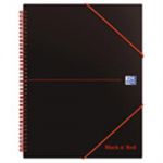 Oxford Black And Red Meeting Book A4 Feint Narrow Ruled